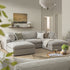 Lutyens Taupe Boucle Modular Sofa, 5 - Piece U - Shape Set - daals