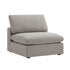 Lutyens Taupe Boucle Modular Sofa, Armless Seat - daals