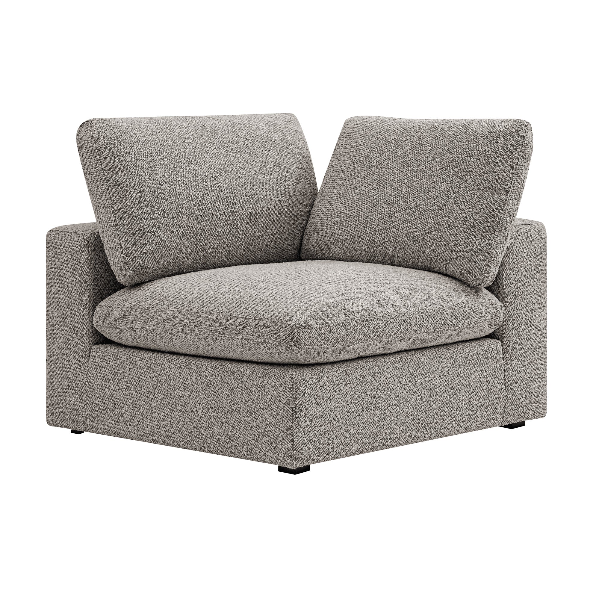 Lutyens Taupe Boucle Modular Sofa, Corner Unit | daals