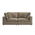 Lutyens Taupe Velvet Modular Sofa, 2 - Piece - daals
