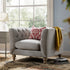 Ashby Chesterfield Armchair, Mist Grey Chenille - daals