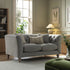 Ashby Chesterfield 2 - Seater Sofa, Mist Grey Chenille - daals