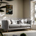 Ashby Chesterfield Large 3 - Seater Sofa, Mist Grey Chenille - daals