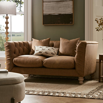 Faux Leather Sofas
