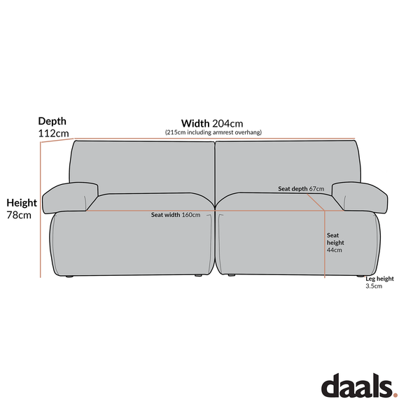 Carlyle Beige Cotton Blend Modular Sofa, 2-Piece