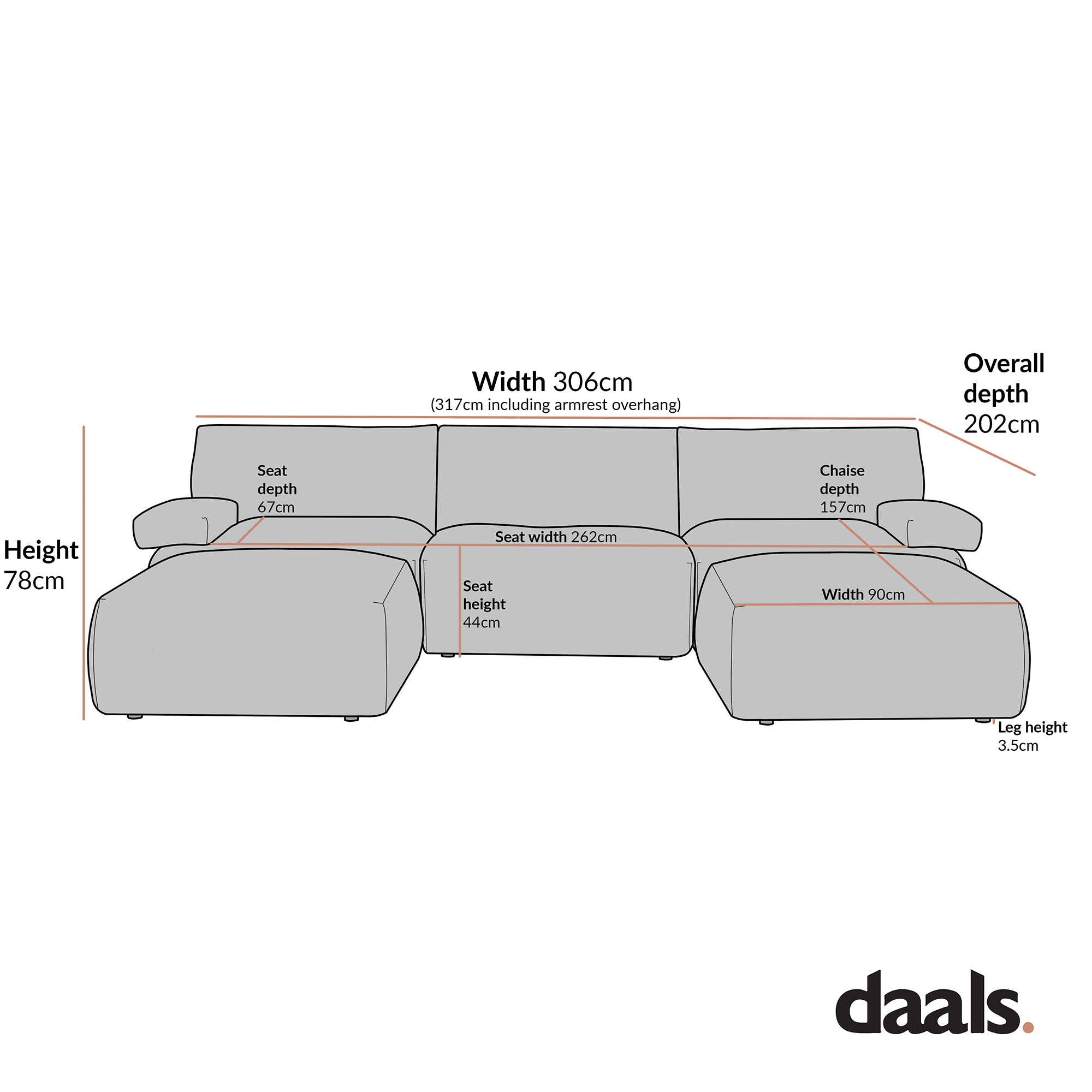 Carlyle Beige Cotton Blend Modular Sofa, 5-Piece U-Shape Set