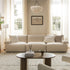 Carlyle Beige Cotton Blend Modular Sofa, 3 - Piece - daals