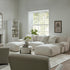 Carlyle Beige Cotton Blend Modular Sofa, 5 - Piece U - Shape Set - daals