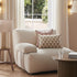 Carlyle Beige Cotton Blend Modular Sofa, Side Seat - daals