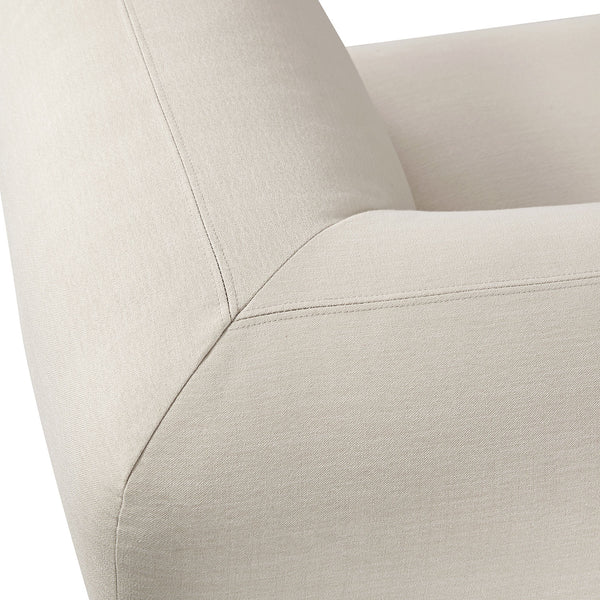 Carlyle Beige Cotton Blend Modular Sofa, Corner Seat