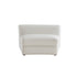 Rubens Beige Linen Blend Modular Sofa, Armless Seat - daals