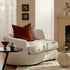 Rubens Beige Linen Blend Modular Sofa, Left Arm Seat - daals