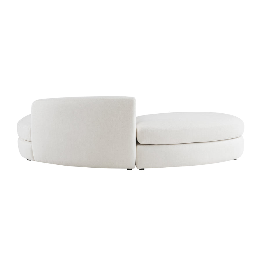 Rubens Beige Linen Blend 2-Piece Left Chaise Right Open-End Modular Sofa - daals