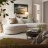 Rubens Beige Linen Blend 2-Piece Armless Modular Sofa - daals