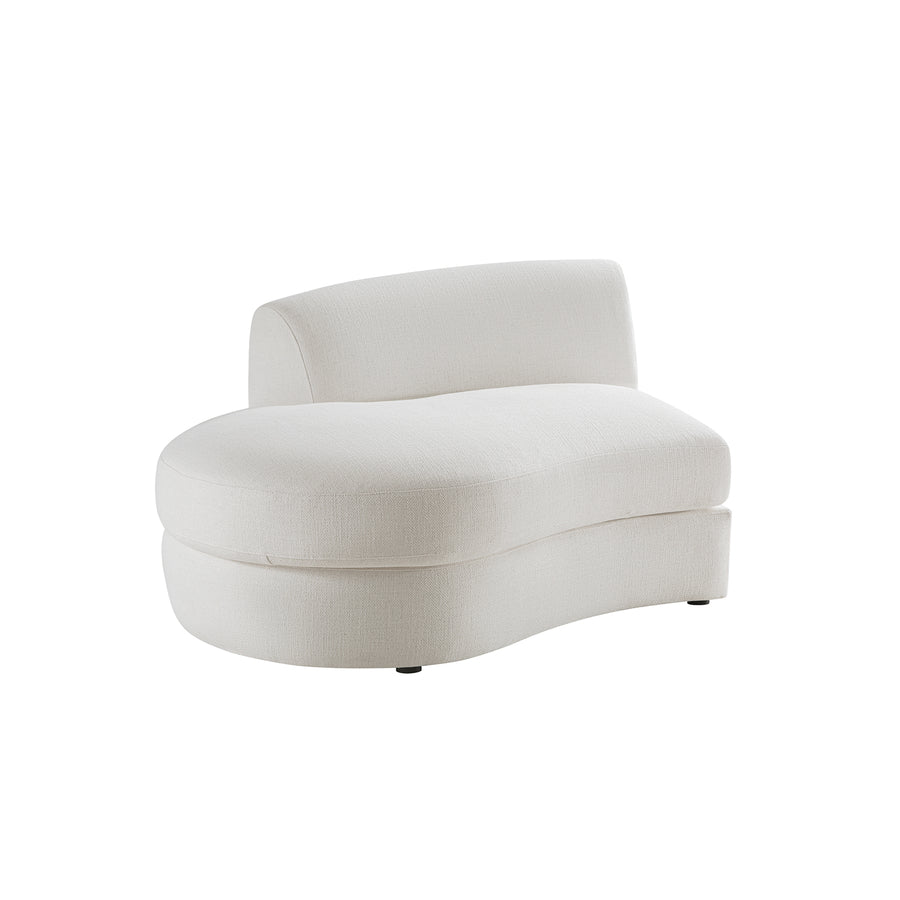 Rubens Beige Linen Blend Modular Sofa, Left Open-End Seat - daals