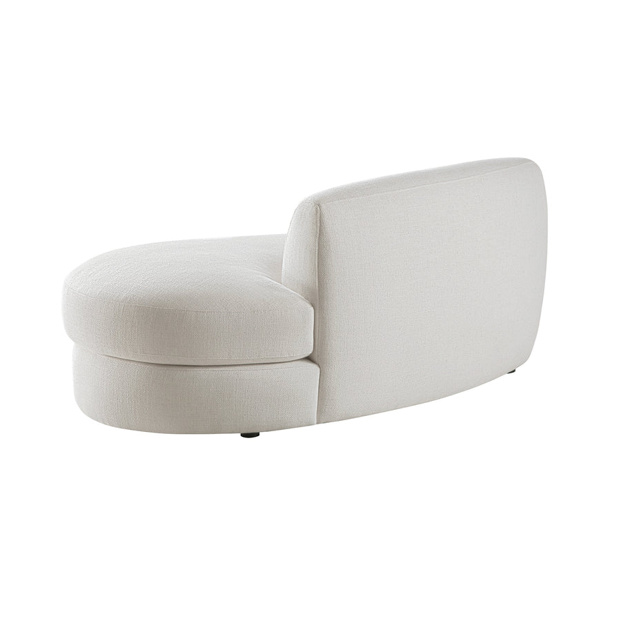 Rubens Beige Linen Blend Modular Sofa, Right Open-End Seat - daals