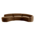 Rubens Tobacco Weave 3-Piece Left Open Modular Sofa - daals