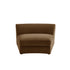 Rubens Tobacco Weave Modular Sofa, Armless Seat - daals