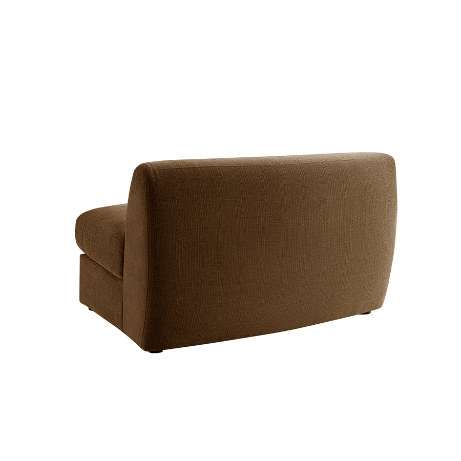 Rubens Tobacco Weave Modular Sofa, Armless Seat - daals