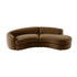 Rubens Tobacco Weave 2-Piece Right Open Modular Sofa - daals