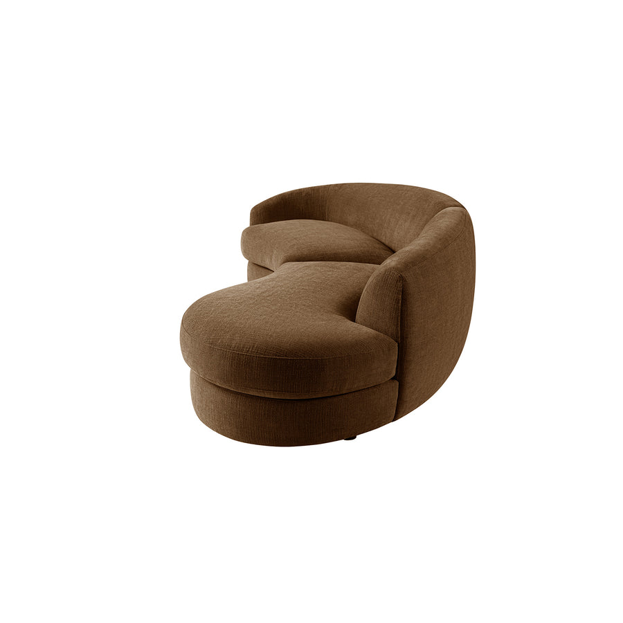 Rubens Tobacco Weave 2-Piece Right Open Modular Sofa - daals