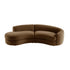 Rubens Tobacco Weave 2-Piece Left Open Modular Sofa - daals