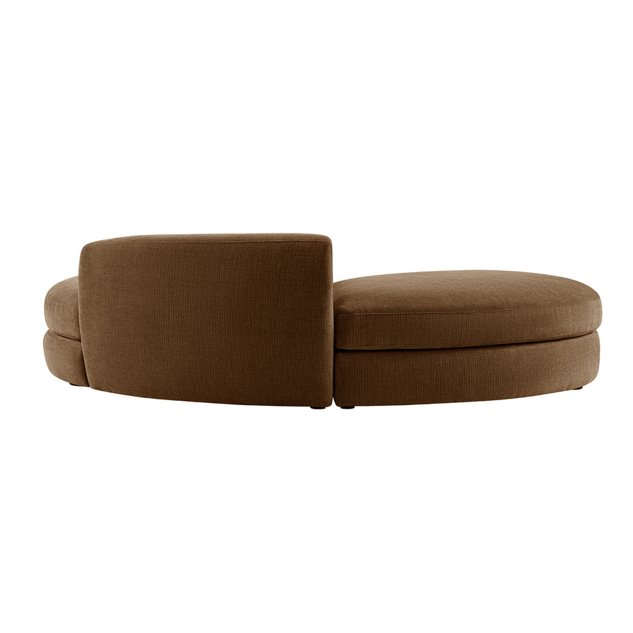 Rubens Tobacco Weave 2-Piece Left Chaise Right Open-End Modular Sofa - daals