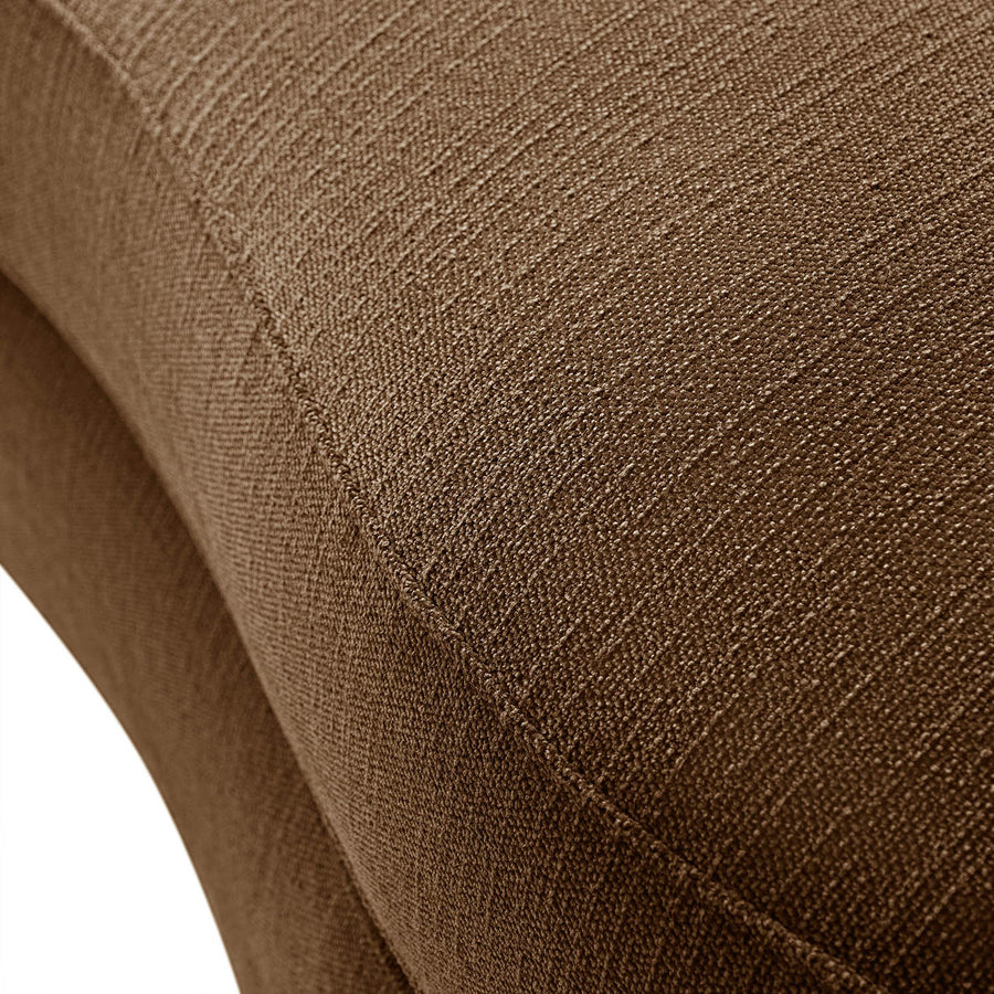 Rubens Tobacco Weave Modular Sofa, Right Chaise Seat - daals