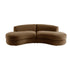 Rubens Tobacco Weave 2-Piece Armless Modular Sofa - daals