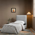 Magda Fold - Out Single Bed in an Ottoman, Mist Grey Boucle - daals