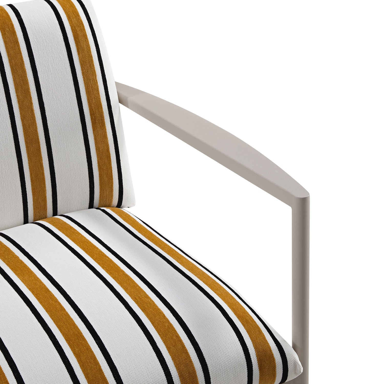 Linea Three Seater Sofa Bed, Amber Striped Chenille