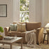 Fitz Skirted 2 - Seater Sofa, Apricot Linen Blend - daals