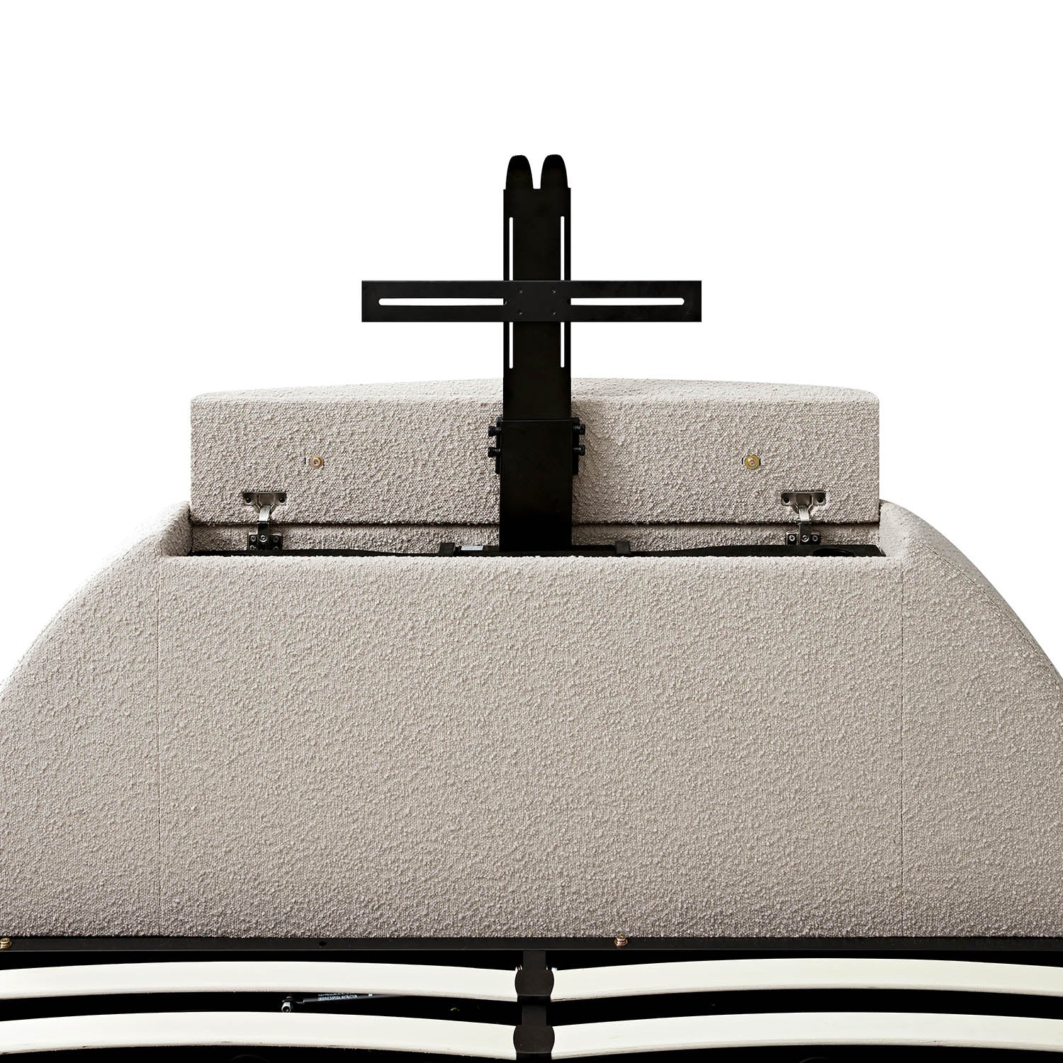 Archer Taupe Boucle Ottoman TV Bed