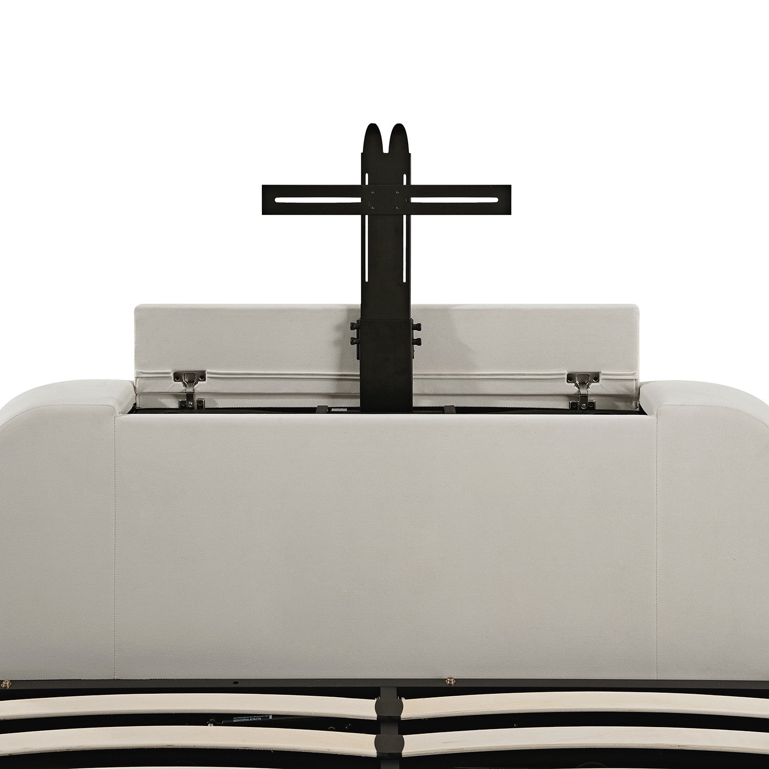 Hadley Champagne Velvet Ottoman TV Bed