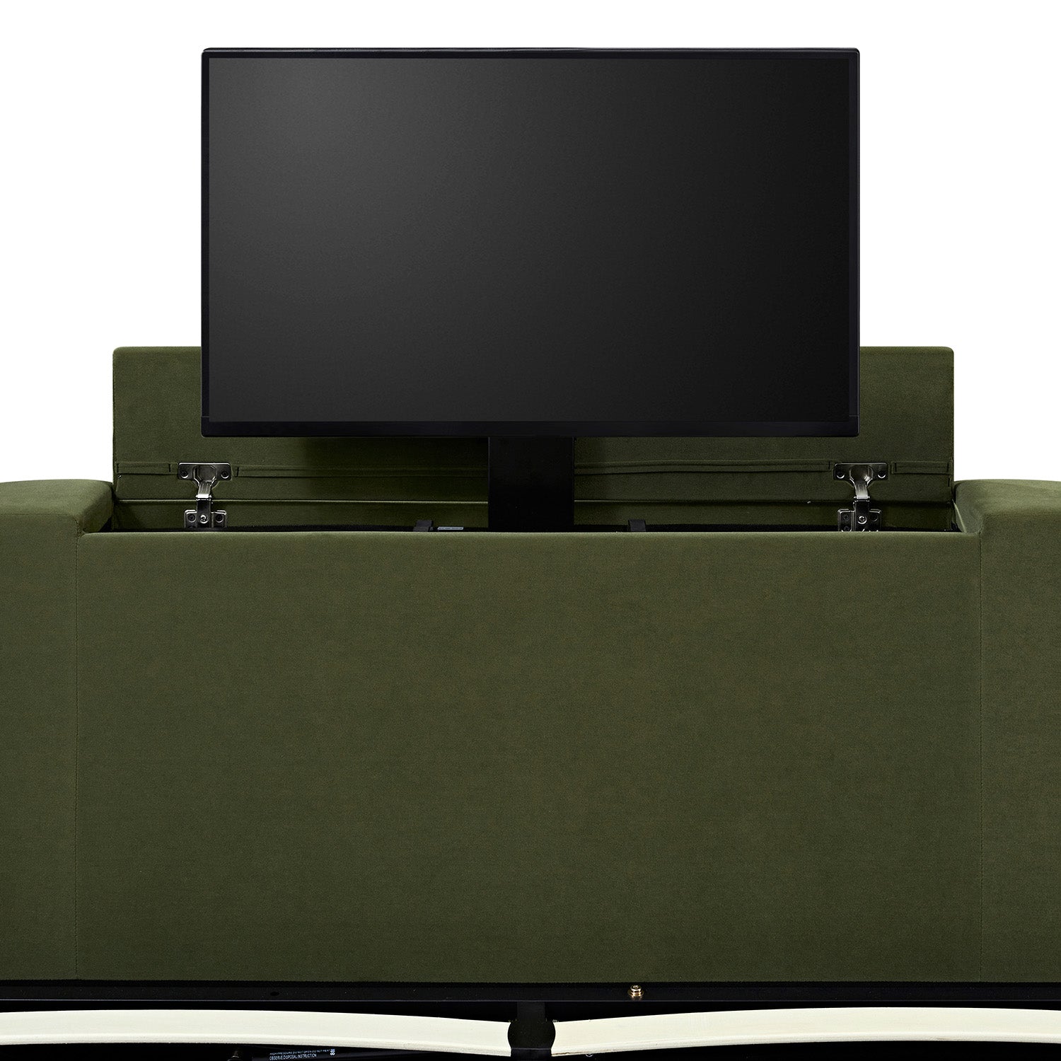 Hadley Moss Green Velvet Ottoman TV Bed