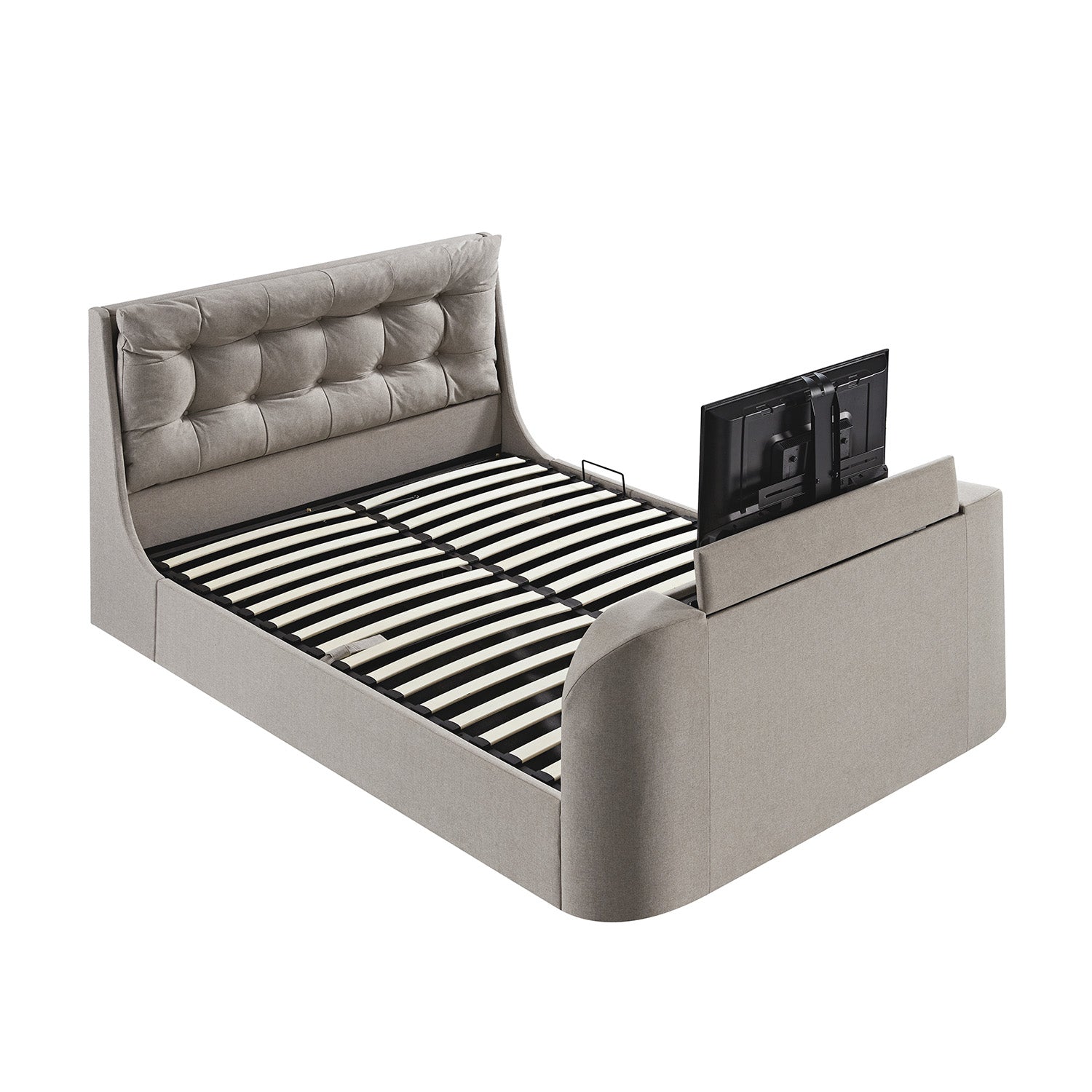 Hadley Stone Fabric Ottoman TV Bed