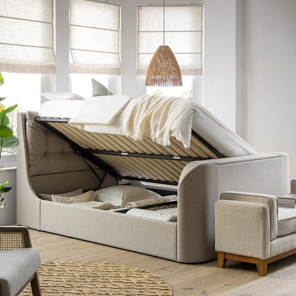 Hadley Stone Fabric Ottoman TV Bed