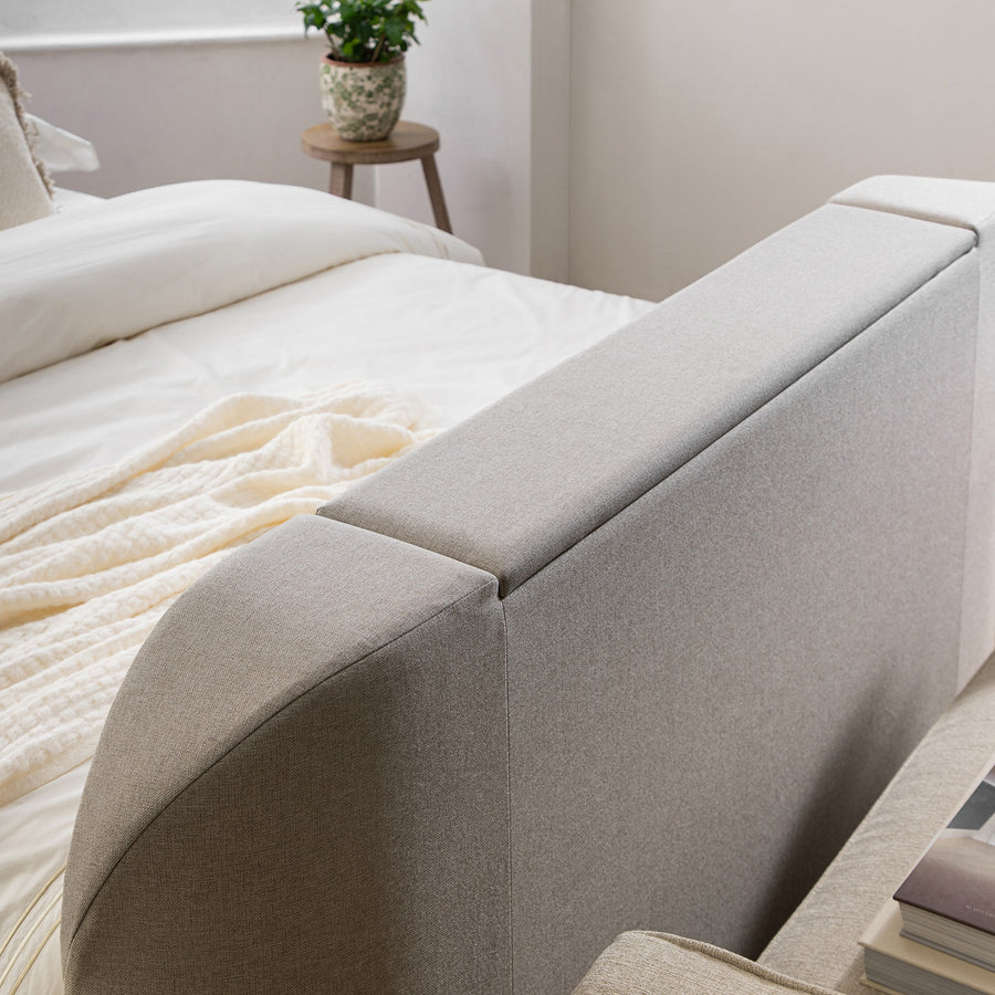 Hadley Stone Fabric Ottoman TV Bed
