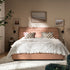 Celeste Upholstered Storage Bed with Ruffled Headboard, Brick Gingham - daals