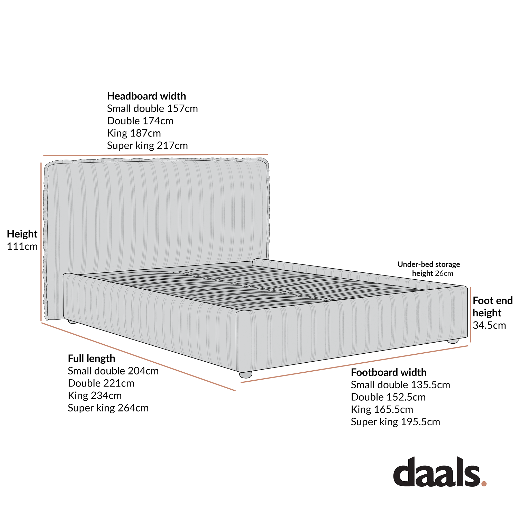 Celeste Upholstered Storage Bed with Ruffled Headboard, Laurel Green Stripe