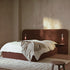 Della Extended Headboard Storage Bed, Burnt Brick Chenille - daals