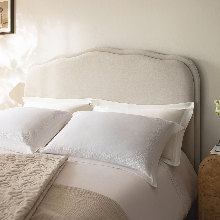Rosamund Ottoman Storage Bed, Beige Mohair - daals