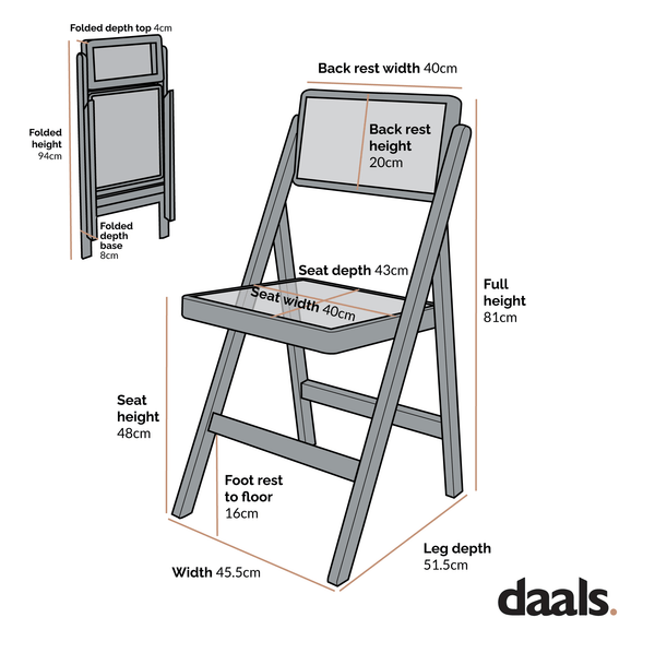 Frances Set of 2 Folding Cane Rattan Chairs, Black Colour