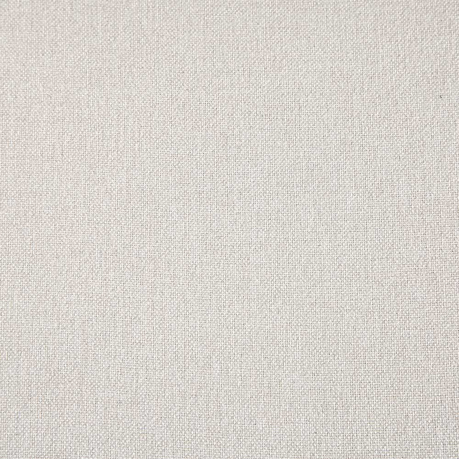 Hansel Upholstered Padded Dining Chair, Beige Fabric and Natural Frame