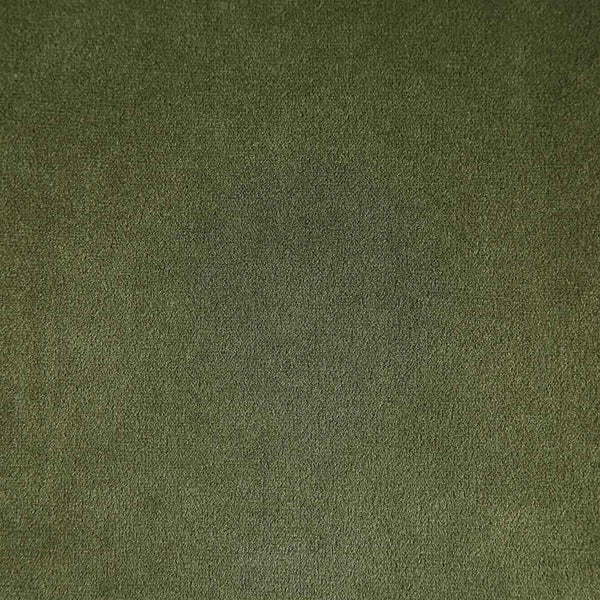 Hansel Upholstered Padded Dining Chair, Moss Green Velvet and Light Walnut Frame