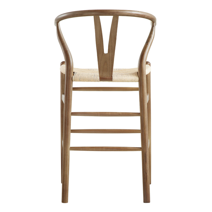 Jackie Counter Stool - Light Walnut Frame / Light Walnut Veneer Seat main image 1