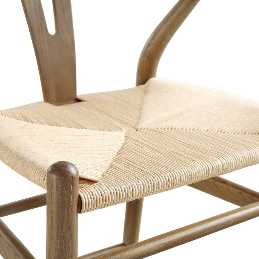 Jackie Counter Stool - Light Walnut Frame / Light Walnut Veneer Seat