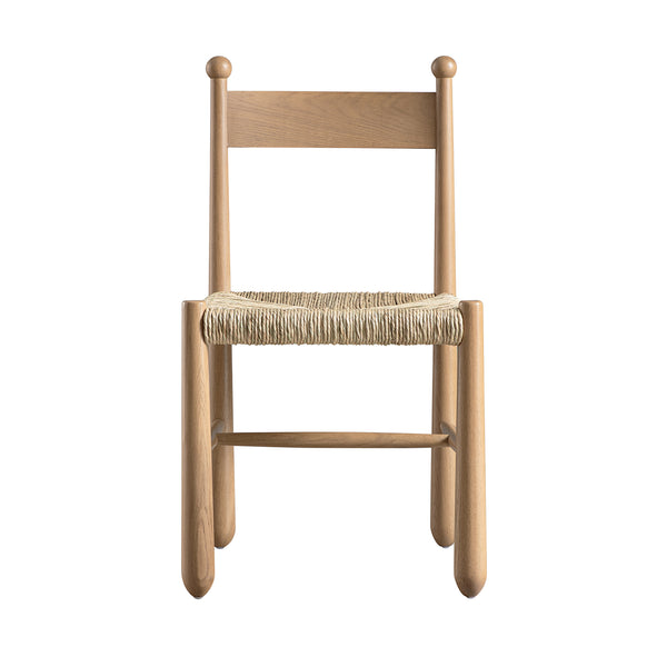 Tama Dining Chair, Woven Seagrass | Natural Solid Oak Frame