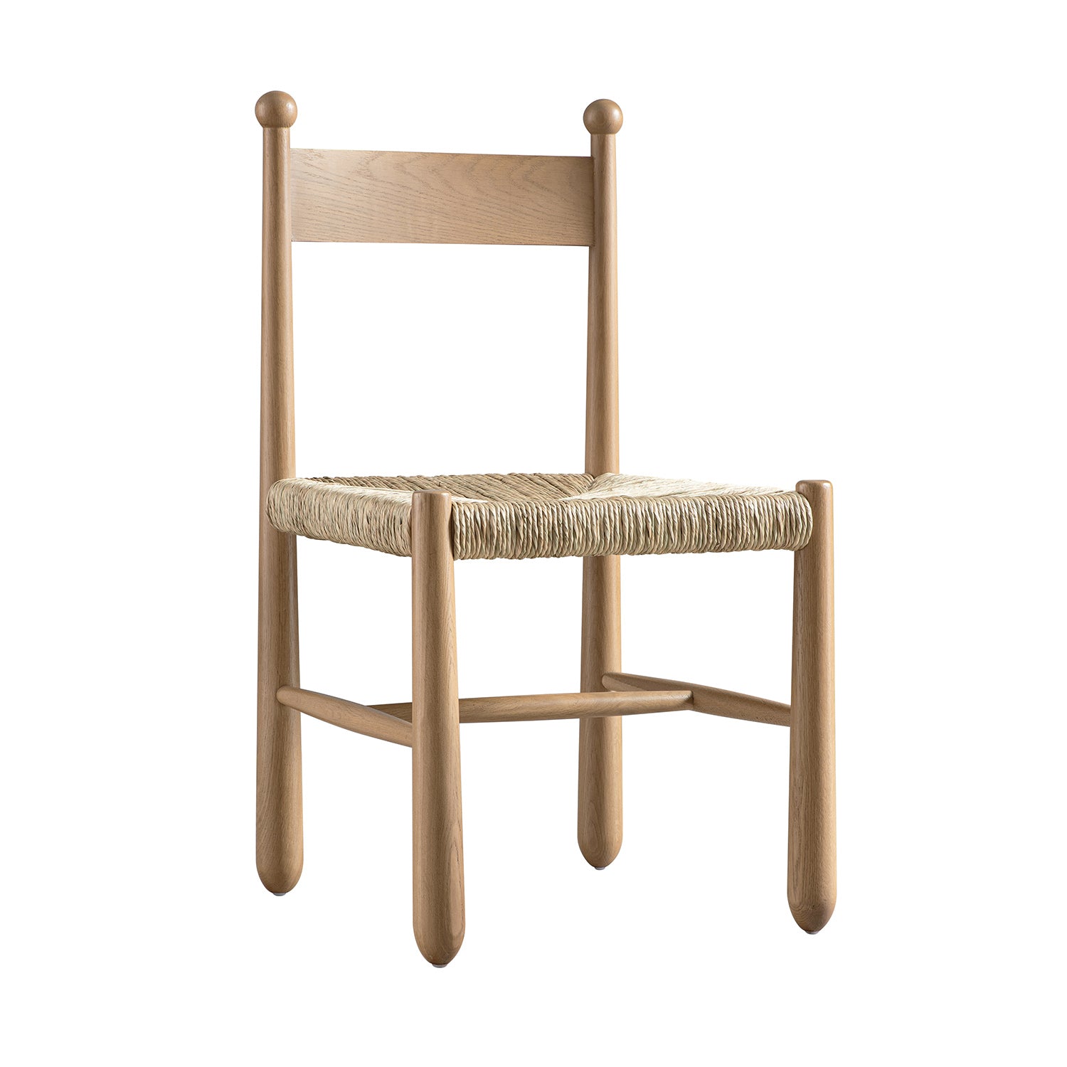 Tama Dining Chair, Woven Seagrass | Natural Solid Oak Frame