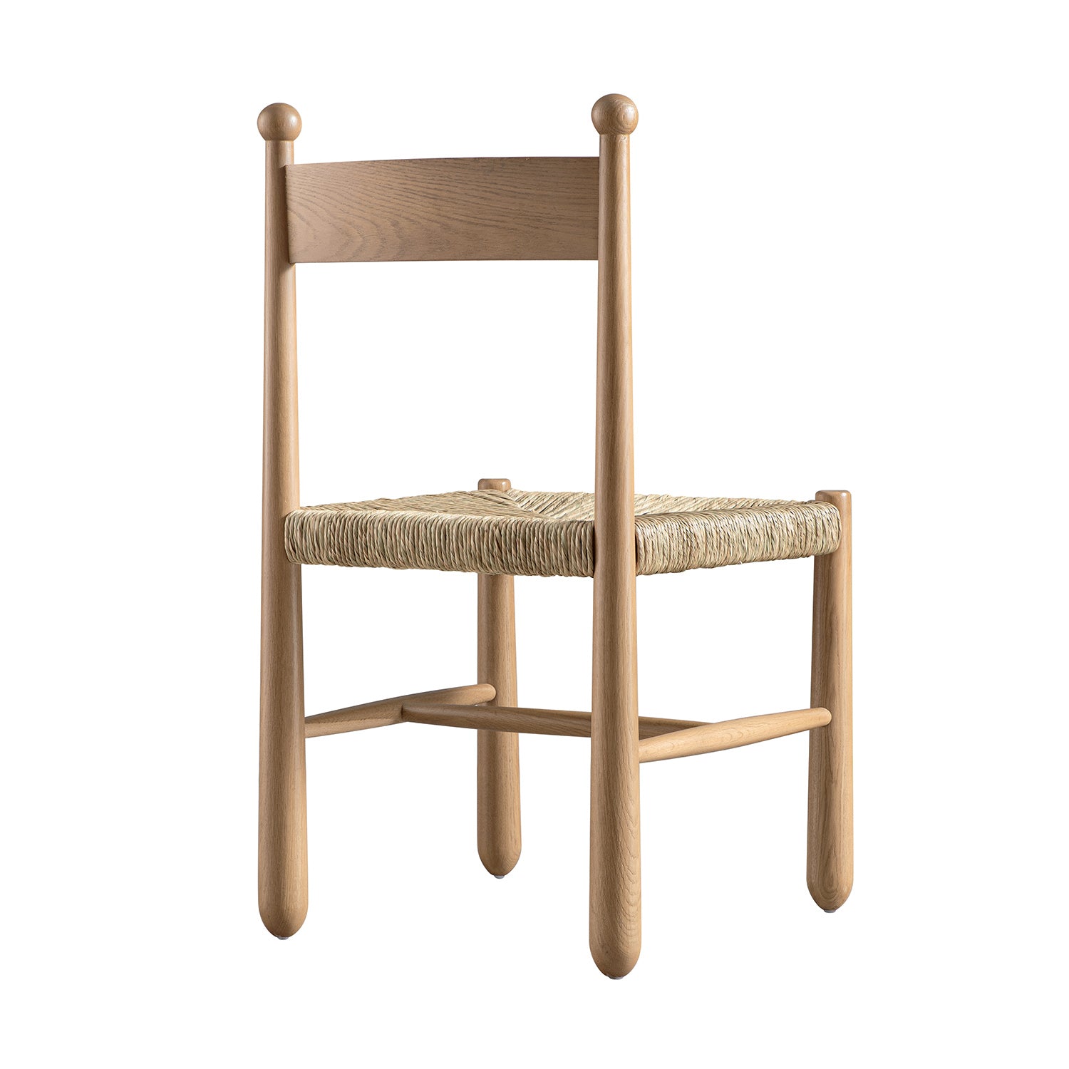 Tama Dining Chair, Woven Seagrass | Natural Solid Oak Frame
